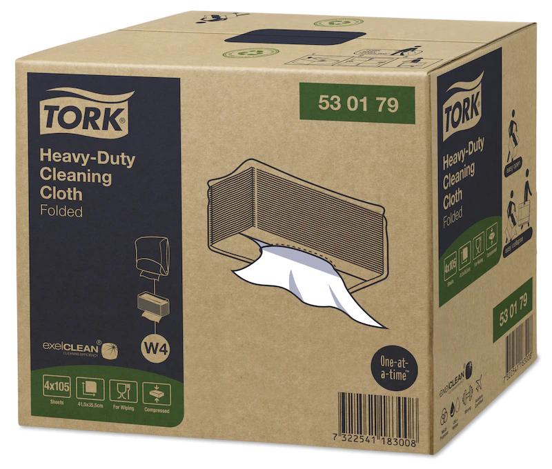 TORK W4 HEAVY-DUTY CLEANING CLOTH 105/1 gallery image